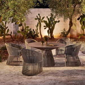 Conjunto de Mesa y Sillas Pequeñas para Balcón de Estilo Nórdico, Silla de Ratán Popular en Internet, Conjunto de Tres Piezas, Sencillo, para Ocio al Aire Libre - Product Image 3