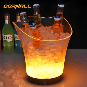Bán Hot Waterproof Led <span class=keywords><strong>Ice</strong></span> Bucket Chất lượng cao có thể sạc lại pin nhựa công suất lớn Thuyền Trong suốt Acrylic cho bia - Product Image 5