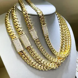 Round Natural Diamond Cluster Tennis Chain in 10K White Gold