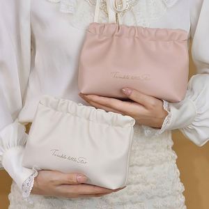 Petite trousse de rangement portable en cuir PU souple pour cosmétiques, sacs de maquillage de voyage pour femme - Product Image 5
