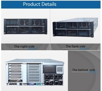 Web hosting media case rack computadora precio NAS storage Edge PC hpserver G10 DL 580 10gbps servidor dedicado