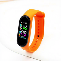 Montre numérique LED étanche en plastique pour enfants, hommes, femmes et étudiants, style sport, vente en gros usine 2026