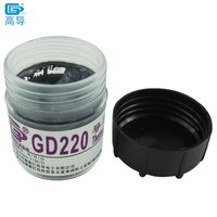 2 buah berat bersih 20 gram abu-abu GD220 dapat pengemasan termal konduktif pasta lemak plester senyawa Heatsink untuk CPU GPU