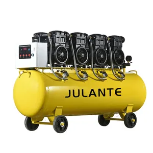 Industrial Mini Air Pump Portable Mobile Silent 2.2kw 3hp Oil-free Small Air Compressor