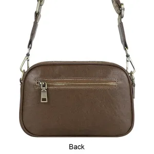 Bolsos cruzados de hombro AndoBag para mujer, bolso retro informal para teléfono móvil, bolso pequeño cuadrado de cuero genuino 2634 - Product Image 5