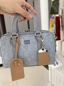 Nanfeng 2025 nữ bạch kim màu xanh biển gối túi đơn xử lý đa năng thời trang Crossbody Vai Túi Xách Polyester - Product Image 3
