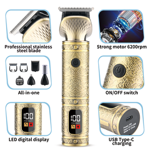 Tondeuse à cheveux sans fil rechargeable PRITECH metal men body groomer sideburn tondeuse rechargeable - Product Image 3