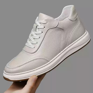 Bonne respirabilité pour garder les pieds au sec. Tendance de la mode printemps-été, chaussures décontractées pour hommes à lacets et bout pointu - Product Image 1