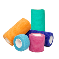 Bandage auto-adhésif élastique non tissé cohésif tensoplast léger pour le sport médical