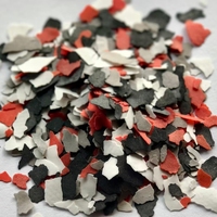 Tuiles de sol en époxy CT, 3-5 mm |   Paillettes décoratives pour revêtement de sol de garage