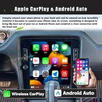 Radio de coche estéreo multimedia con Android 13 de 12.1 pulgadas para Ford Mustang 2010-2014, reproductor GPS, navegación, DSP y Carplay