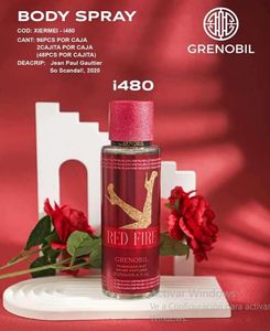 Spray Corporal Perfumado Grenobil Red Fire 250 ml Para Mujer - Product Image 3