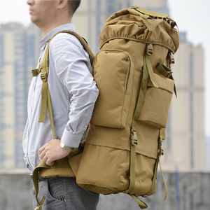 Mochila de Montañismo de Diseño Personalizado de Fábrica de 65L, Mochila Táctica Impermeable para Viajes de Aventura al Aire Libre - Product Image 6