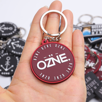 Porte-clés mignon bon marché Porte-clés porte-clés en PVC souple en silicone 2D avec logo personnel
