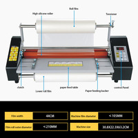 Machine à Plastifier Rouleau Chaude et Froide pour Papier A2 et Photos, Scellage Plastique de 44 cm