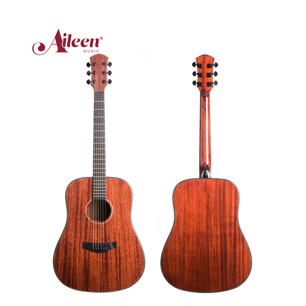 41インチHighグレードアンティークスタイルの木製Acoustic Guitar (AFM448)