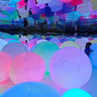 Pilier Gonflable Interactif Multicolore à Changement de Couleur avec Éclairage LED, Contrôle Tactile, Étanche, Protection UV, Effet Flamme pour Événements