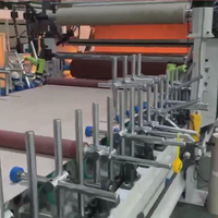 Machine à plastifier les profils à colle chaude Pur Ligne de stratification Pur pour presse acrylique sur la ligne de production de stratification Mdf Pur