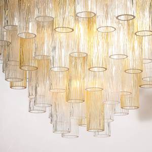 आधुनिक सुरुचिपूर्ण चार स्तरों ने घर के सजावट लिविंग रूम के लिए बेलनाकार हाथ से उड़ा ग्लास चेंडेलियर - Product Image 6