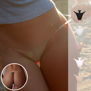 Braguitas de Cintura Transparente de Secado Rápido, Bikini de Talle Bajo, Sin Costuras, Invisibles, con Tirantes Transparentes, Tanga para <span class=keywords><strong>Mujer</strong></span> - Product Image 3