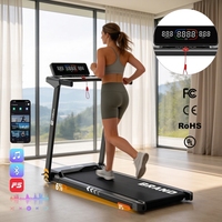 Tapis de course pour la perte de poids, entraînement sportif, faible bruit, tapis de marche minceur, deux niveaux d'inclinaison