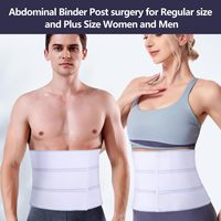 Ceinture de Soutien Abdominal et Lombaire – Bande de Compression Amincissante Respirante en Nylon Sans Couture pour Hommes et Femmes – 3 Panneaux 9 pouces