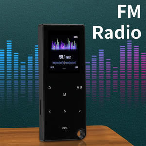 Lecteur MP3 MP4 portable en métal, son HiFi sans perte, bouton tactile, édition étudiante, radio FM, calendrier, alarme - Product Image 5