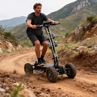 Vélo de montagne électrique pliable 19/15 pouces à quatre roues motrices, moteur sans balais, cadre en aluminium, freins à disque hydrauliques, haute puissance, longue autonomie