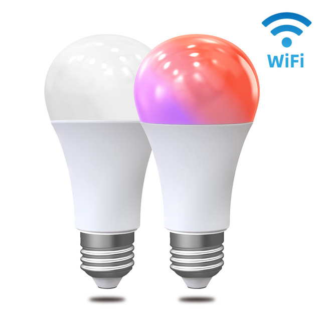 Smart Bulb E27 Tuya RGBCW Smart Led Lamp Dimmable Wifi Bulb Smartlife App Works With Alexa Google Smart Home