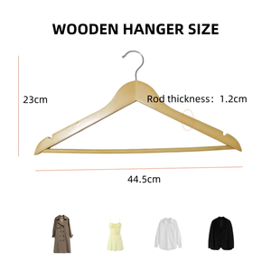 Percha de madera de lujo personalizada al por mayor Vintage diseño de lujo tienda de ropa hogar <span class=keywords><strong>Compra</strong></span> <span class=keywords><strong>a</strong></span> granel preferido - Product Image 2