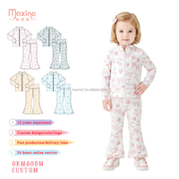 Vêtements de danse pour filles, pantalon évasé et veste de yoga, ensemble de yoga 2 pièces, hauts de fitness, tenues de sport, ensemble de yoga pour enfants