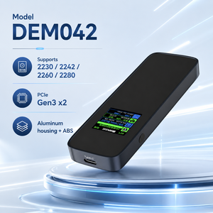 Boîtier SSD M.2 NVMe intelligent avec écran LCD 1,3 pouces, USB 3.2 Type-C 10 Gbit/s, RTL9210 DEM042, compatible jusqu'à 8 To - Product Image 2