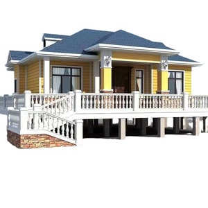 <b>Prefab</b> <b>House</b> Light Steel Frame Villa Traditional Design Total Project Solution Onsite Installation - Product Image 1