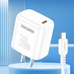 KAKUSIGA NOUVEAU Produit Série <span class=keywords><strong>SUOMA</strong></span> Kit de chargeur PD30W Charge rapide US (Type-C vers Type-C) - Product Image 4