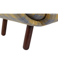Canapé-lit confortable en tissu, style vintage moderne rétro, fauteuil de salon pour la maison et l'hôtel