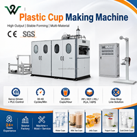 Machine de production entièrement automatique de gobelets en plastique – Thermoformage de gobelets jetables en PET, PP, PS, PVC pour boissons et café – Haute performance