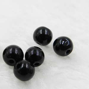 Factory Wholesale 4/6/8/10mm <strong>Black</strong> Glass <strong>Beads</strong> Smooth Round Loose Spacer <strong>Beads</strong> for Jewelry Making DIY Bracelets - Product Image 4