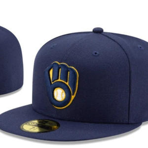 Gorra de Béisbol Milwaukee <span class=keywords><strong>Brewers</strong></span>, Protección UV, Transpirable e Impermeable, Bordada, Completamente Cerrada, Unisex, para Todas las Temporadas - Product Image 2