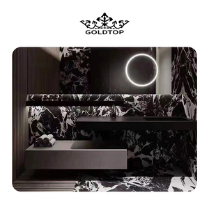 Goldtop OEM/ODM marmo Chất lượng cao thiên nhiên đá sang trọng tốt mô hình đá cẩm thạch cái nhìn tấm Tường gạch cho Nội Thất Tường - Product Image 6