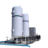 Tecnología de aislamiento avanzado ZNZH Tanque de oxígeno líquido 10M3 Temperatura baja confiable con recipiente de presión central y bomba