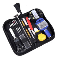Kit de réparation de montres professionnel de 147 pièces, ensemble d'outils de tournevis et de barrettes à ressort pour atelier de réparation horlogère, vente en gros OEM