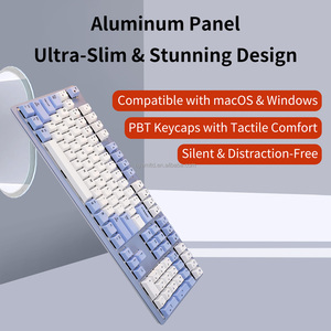 2026 New Design Tri-mode <b>USB</b> WIred Full Size Keyboard <b>USB</b> Type-<b>C</b> Interface Hot Swappable Factory Wholesale - Product Image 4