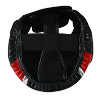 Casque de tête rétro rouge de toutes les couleurs pour l'entraînement de boxe et de taekwondo Modèle rétro avec logo personnalisé