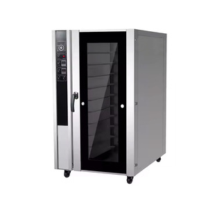 Máquina para hornear de acero inoxidable Horno de convección eléctrico de gas de 10 bandejas Horno para hornear pan - Product Image 1