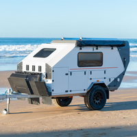 Nouvelle conception 2024 Ecocampor 4x4 Mini caravane tout-terrain Suspension indépendante avec forme spéciale à vendre