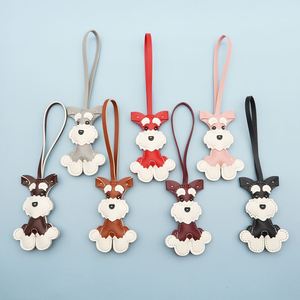 Porte-clés tendance en cuir PU pour femme, motif chien teckel, pendentif de sac, accessoires décoratifs pour sacs mignons - Product Image 6