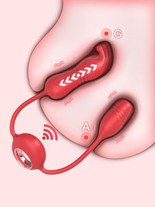 Design femminile speciale massaggio orgasmo insieme artefatto doppio vibrante uovo A-Spot e G-Spot vibrare massaggiatore - Product Image 6