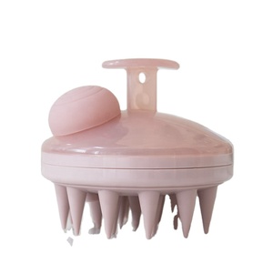 Filling Liquid Silicone Hair Scalp Massager Brush <b>Shampoo</b> Brush Scalp Scrubber With <b>Shampoo</b> <b>Dispenser</b> - Product Image 3