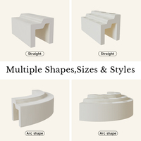 Présentoir de bureau multi-niveaux Spazepaper, présentoir flexible et pliable pour l'affichage en magasin