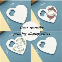 Ouvre-bouteille magnétique coeur par sublimation Ouvre-bouteille de réfrigérateur à aimant portable vierge Nouveaux cadeaux de fête de mariage personnalisés